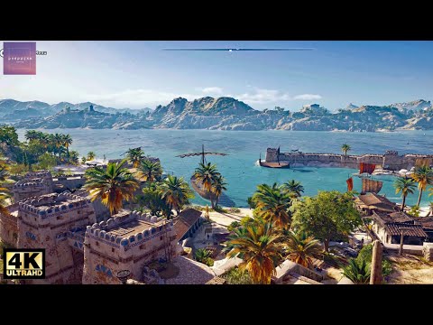 Walking in Ancient Greece - Keos Island [ Assassin's Creed: Odyssey - Relaxing - 4K Max Graphics ]
