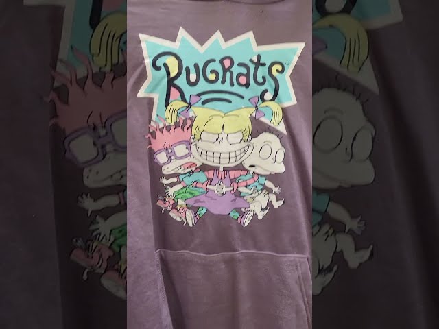 Vídeo relacionado con Rugrats Chair Crew Sweatshirt Sudadera, Gris Oscuro, L Unisex Adulto