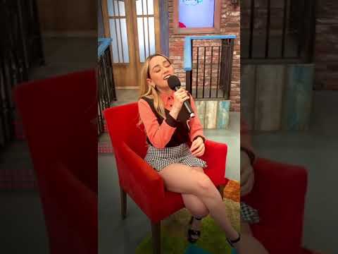 Carolina Ross en el programa Arriba la tarde TV