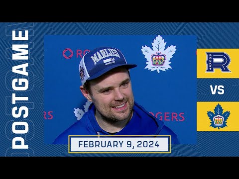 Toronto Marlies Media Availability | Postgame vs. Laval Rocket | February 9, 2024