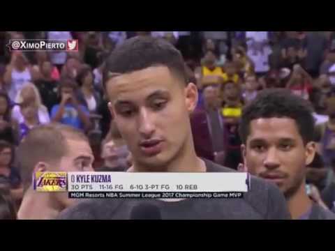 Kyle Kuzma - Finals MVP | Lakers vs Blazers | July 17, 2017 | Final | 2017 NBA Summer League
