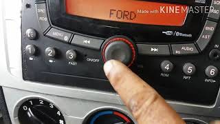 How to find the audio system key code for Ford car