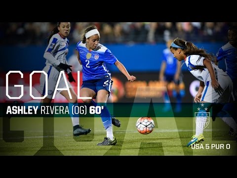 WNT vs. Puerto Rico: Ashley Rivera Own Goal - Feb. 15, 2016