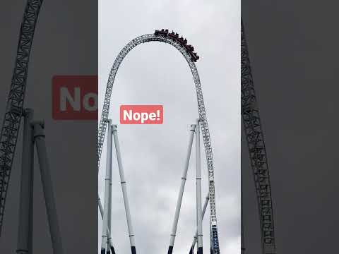 Stealth Rollback Fail Thorpe Park #shorts #shortsfeed #thorpepark #fail #stealth #thrill #scary #fyp