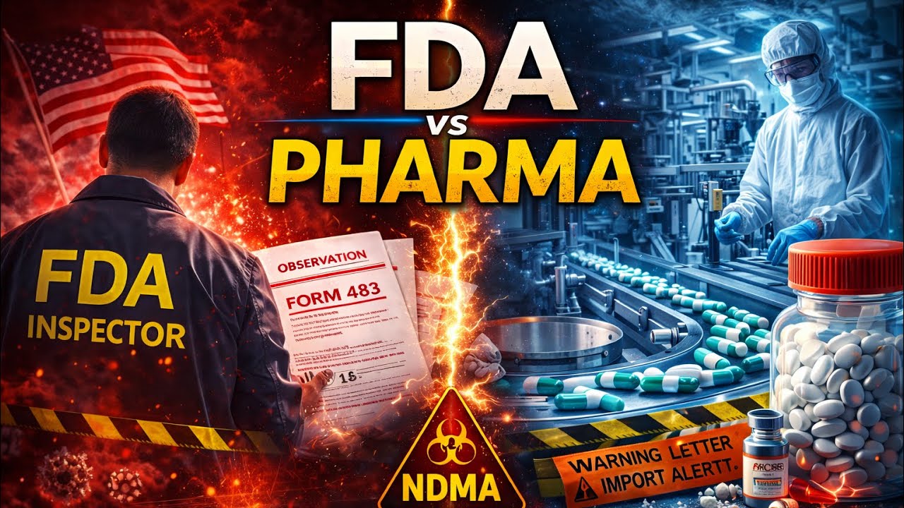 Why Pharma Companies Fear the FDA | Form 483, Warning Letter & Import Alert Explained