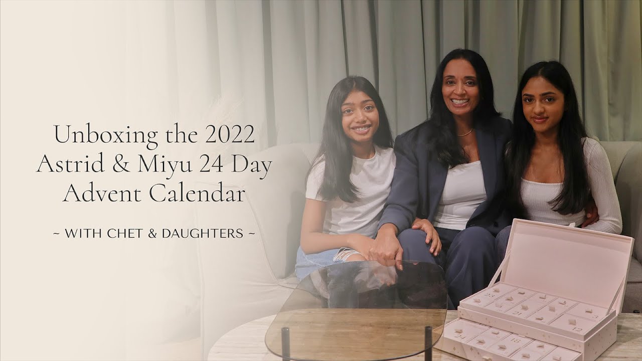 UNBOX OUR 24 DAY ADVENT CALENDAR WITH CHET | Astrid & Miyu
