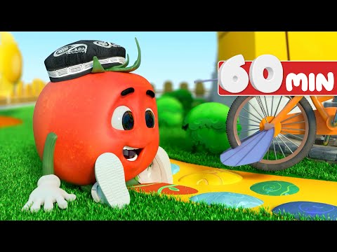 🍅 Pomidor Do'ppi | Yangi qism | Velosiped | To'plam | Bolalar uchun multfilm