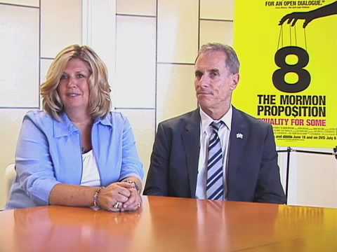 Reaching Out to LDS — ReThink Interview: Linda Stay & Fred Karger from 8: THE MORMON PROPOSITION