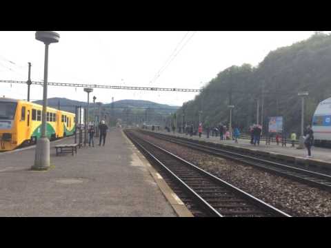 Příjezd Šlechtičny do stanice Beroun 15.4.2017