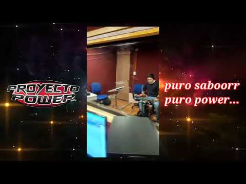 proyecto power  feat Víctor veliz 2021 vídeo  " ya no vives en mi"  grabación