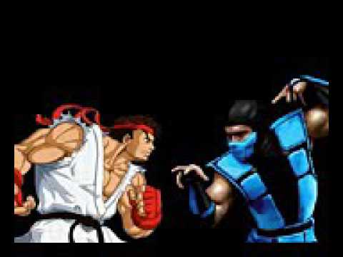 Mortal kombat vs Street Fighter ep 3 (Ryu vs Sub-Zero)