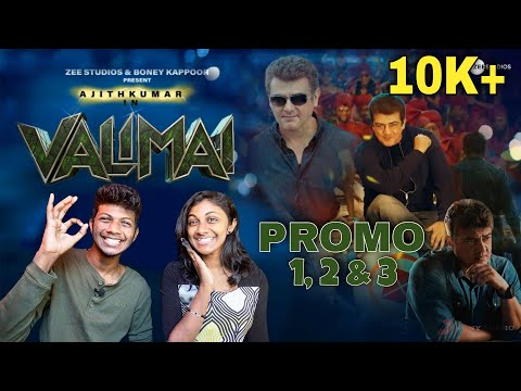 Valimai  Promo 1,2,3 - Reaction | Ajith Kumar | Bony Kapoor | Valimai Update | ODY