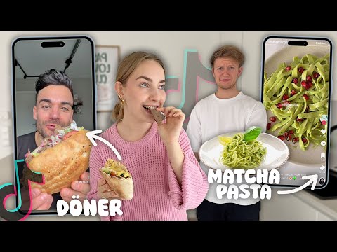 We're eating ONLY viral TikTok food trends for 24 hours...🍔✨