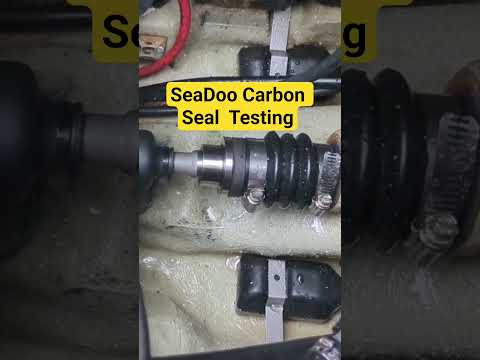 Test fitting SeaDoo carbon seal bellows #jetski  #boatlife  #sesdoo