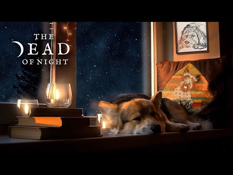 Dog Snoring Ambience 🐕💤❄️ | Canine Friend/Snow in Pet Themed Room for Writing, Reading & Relaxation