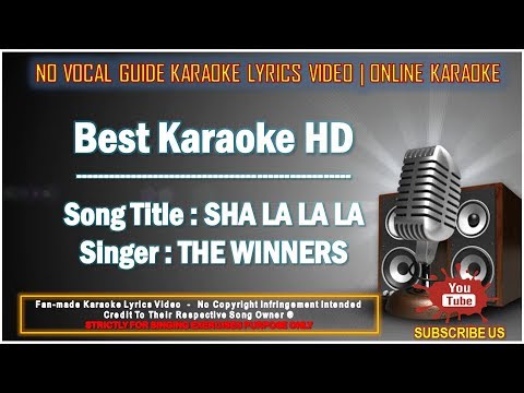 The Wynners - Sha La La | Karaoke | No Vocal | Minus One Lyrics Video HD