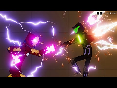 Evil Iron Man#5 vs Psychic Soldier in People Playground 1.12.1