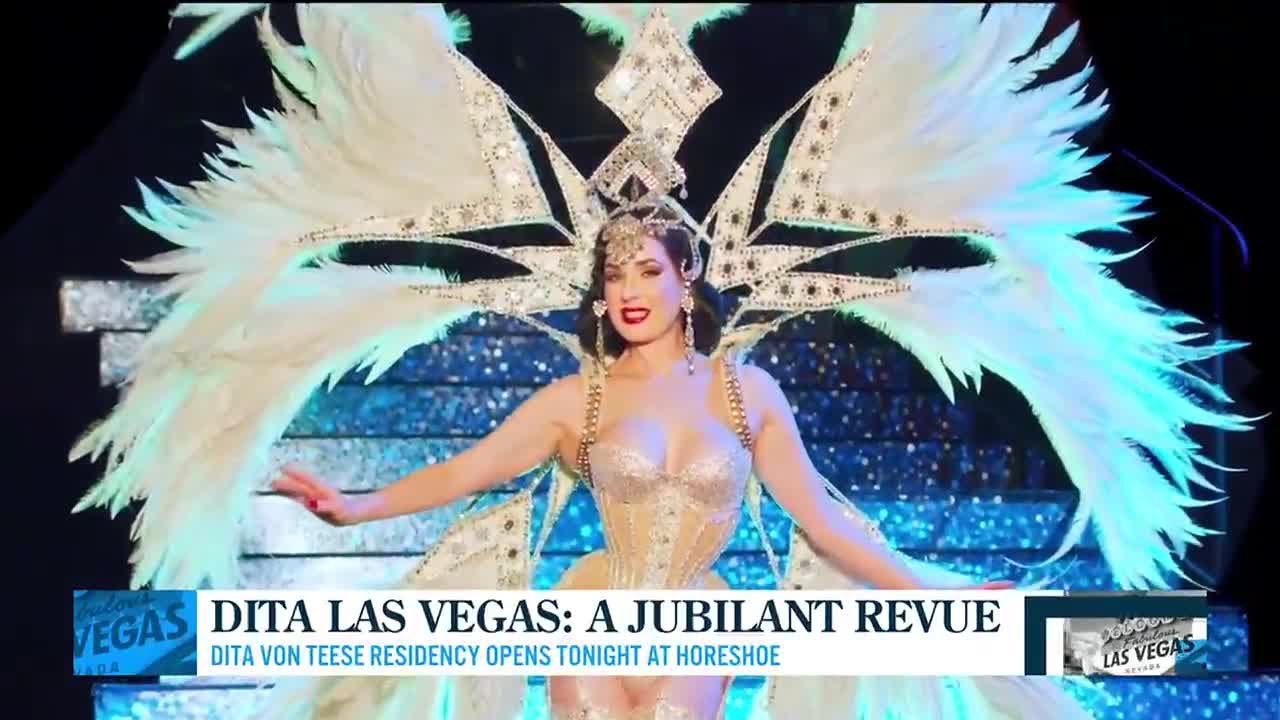 Burlesque icon Dita Von Teese kicks off Vegas residency