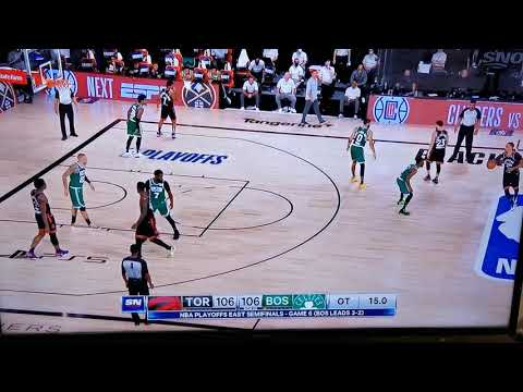 [Raptors VS Celtics Game 6] Norman Powell missed game winner OT1