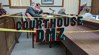 Boots Explains the Commissioners Board Room DMZ
