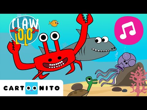 Acorda Polvo 🎵 Dança divertida com animais marinhos 🌊 | Clawlolo 🦀 | Cartoonito
