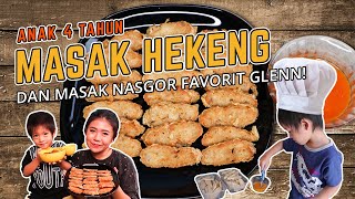 HEKENG DAN RESEP NASI GORENG LEGENDARIS FAVORIT GLENN,(anak 4 tahun ngajar masak)