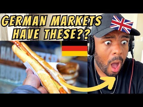 Brit Reacts to 20 MUST EAT FOOD AT GERMAN MARKET