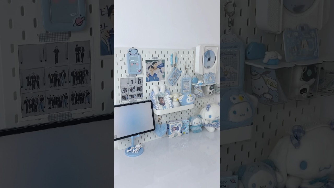 unboxing a new ikea skadis and decorating it!! the old one goes on my study desk! #ikea #pegboard