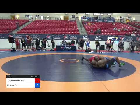 130 Lbs Rr Rnd 3 - Tyrone Abercrombie, Arizona Vs Stoney Godet, California 7b78
