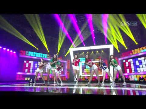 A Pink - MY MY (에이핑크-  MY MY) @SBS Inkigayo 인기가요 20111218