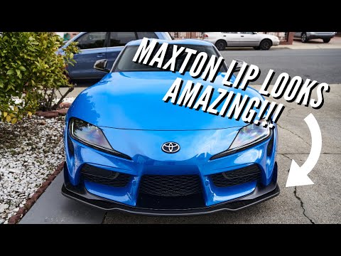 $250 Maxton V2 Lip for 2020 - 2022 Supra! Every Supra Needs a Front Lip!