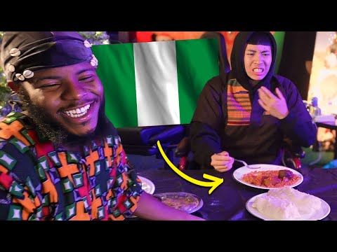 Ray Tries Nigerian Food For The First Time!