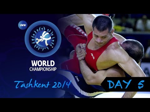 Finals Highlights from Day Five of the Wrestling World Championships 2014