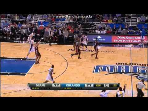 LeBron(36Pts),Bosh(22Pts),Wade(21Pts) vs Magic (2012.12.31)