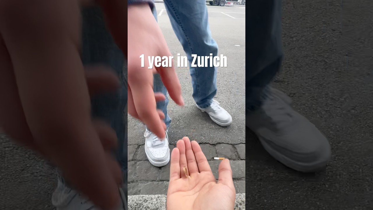 1 year in Zurich be like 😎 #funny #zurich