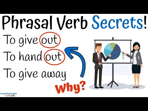 To Give Out: How to Use Phrasal Verbs, Learn English Phrasal Verbs
