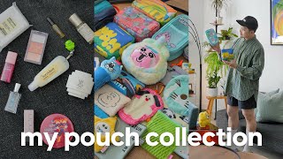 【ポーチの中身】私のポーチコレクションと中身紹介 | ガチャガチャ・無印・コスメ | 40代男 | アメリカ駐在