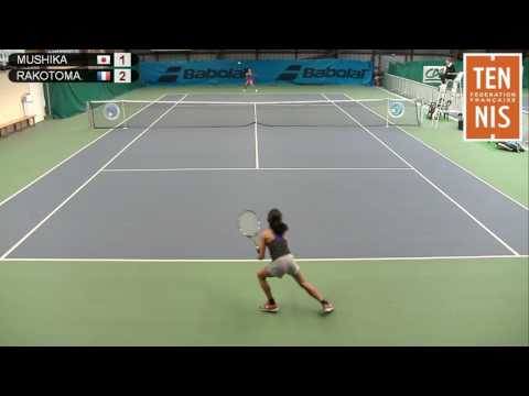MUSHIKA (JPN) vs RAKOTOMANGA RAJAONAH (FRA) - Open Super 12 Auray Tennis - Court 3