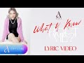 ANNA WHAT U KNOW BOUT ME Official Lyric Video