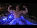 SuperSaiyanFlex Flexes His Hot Muscles In Hot Tub And Lifts Up Weaker Squirmy Guy