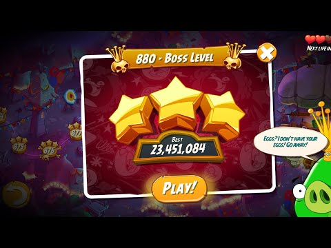 Angry Birds 2 Level 880 Boss Level | Boss Level | Level 880 | Angry Birds 2 | Angry Birds