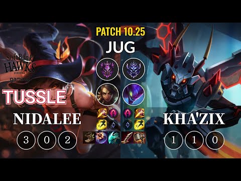SHG Tussle Nidalee vs Kha'Zix Jungle - KR Patch 10.25