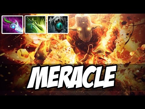 Meracle Plays Juggernaut WITH DIFFUSAL AND SKADI - Dota 2