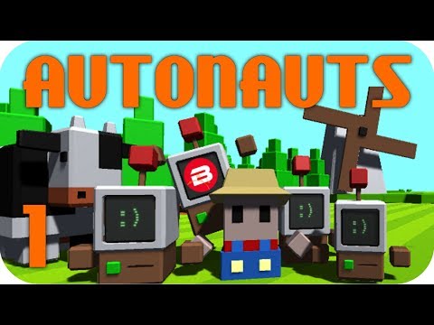 Autonauts Gameplay - AUTOMATE A ROBOT WORKFORCE! Let's Play Autonauts Ep 1