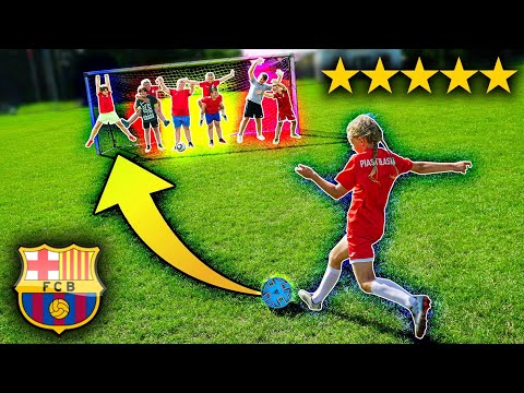 YOU MISS THE GOAL = EXTRA GOALKEEPER 😂 NADIA'S TEAM & LITTLE MESSI & THE PRESIDENT 🔥