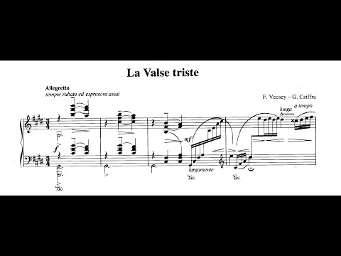 Vecsey-Cziffra: La Valse Triste