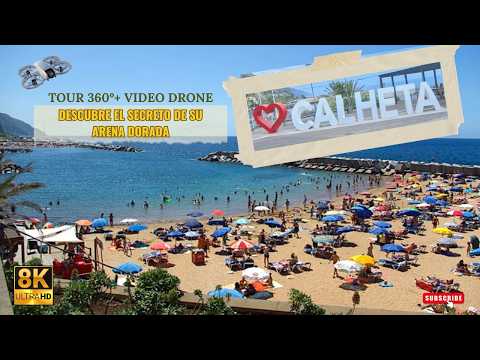 The SECRET of the Golden Sand of Calheta, Madeira 🤫 360º Tour +  Drone Video 8K