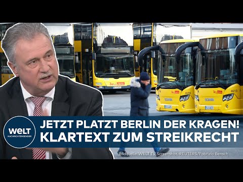 BVG-STREIK: Stillstand im Berliner Nahverkehr! Weselsky warnt vor „Fehler Nummer 3“