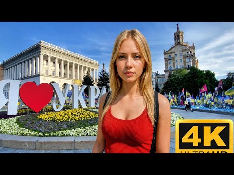 [4k Walk] Walking Tour in Ukraine 🇺🇦 #Kyiv #Khreshchatyk