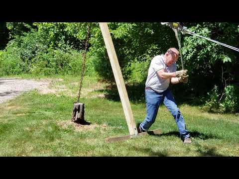Pulling stump - 1